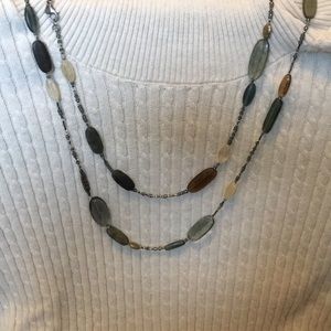 Silpada Multicolored Stones & Beaded Necklace